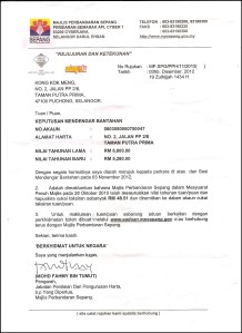 Cukai Pintu rebate RM48.51 after hearing on Surat Bantahan